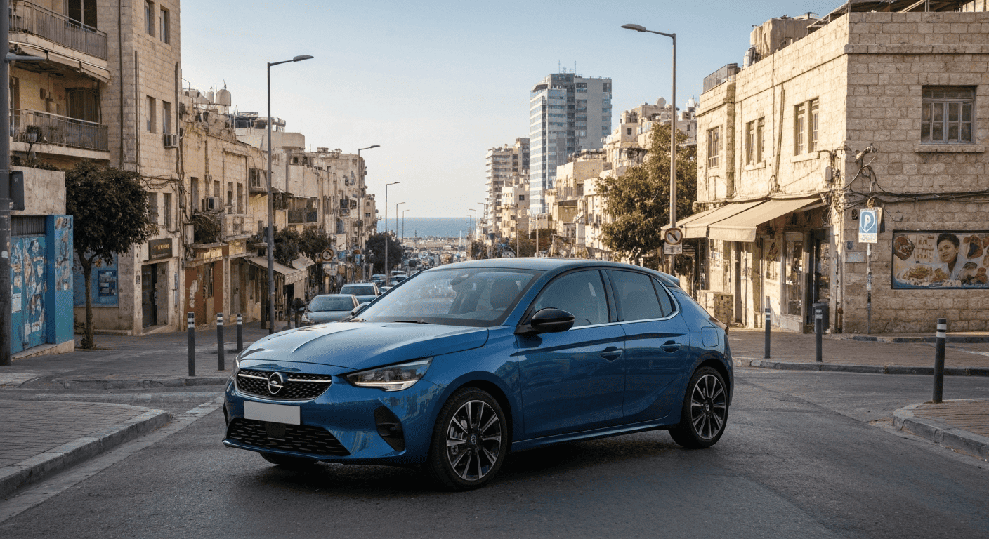 אופל קורסה בנסיעה עירונית בתל אביב