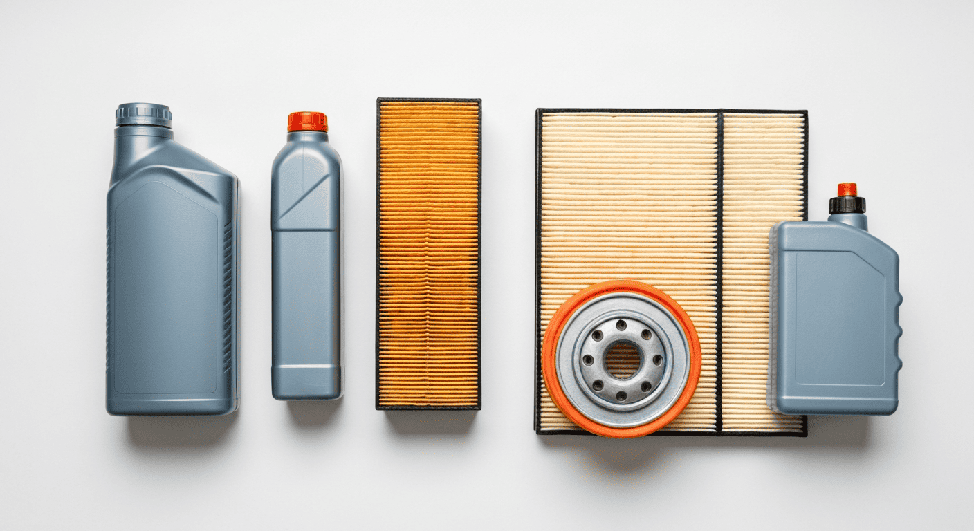 ערכת טיפול לרכב עם שמן, פילטרים וחלקים